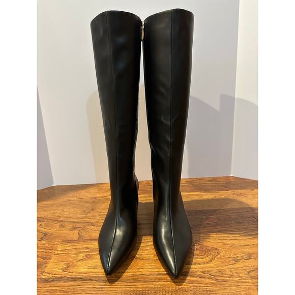 Elegant Black Heeled Boots for Women - Picture 3 of 9